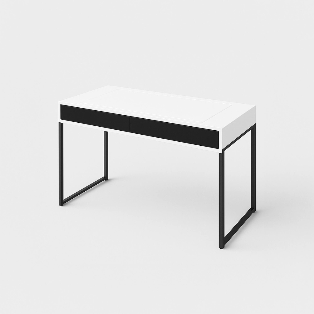 [FURN_0096] Fərdiləşdirilə bilən masa (White, Steel)